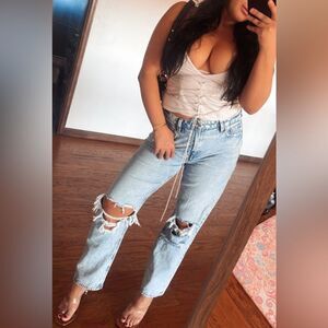 AE distressed jeans